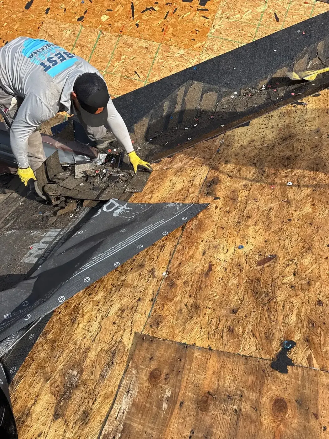 Commercial roof inspection documented in Merrillville